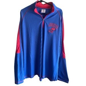 EUC,‎ Men’s 2XL Rivalry Threads, Quarter Zip, KU Jayhawks pullover